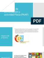 Programa de Alimentación y Actividad Física (PAAF