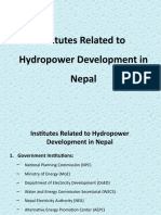 Institutes Related To Hydropower Development in Nepal