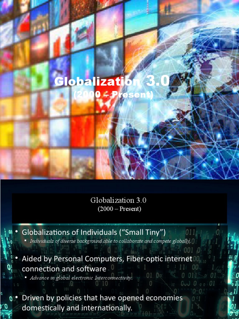 Understanding Globalization 3.0 Dynamics | PDF | Globalization ...