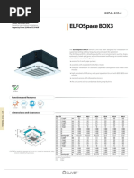 Elfospace Box3: Cassette-Type Indoor Installation