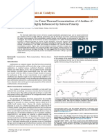 The Kinetics of The Cistotrans Thermal Isomerization of 4anilino4nitroazobenzene Are Highly Influenced by Solvent Polarity 2157 7544 1000181 PDF