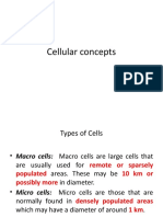 Cellular concepts