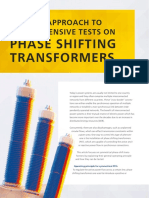 Phase Shifting Transformers: A Novel Approach To Comprehensive Tests On
