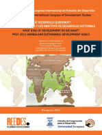 Qué Desarrollo Queremos La Agenda Post 2015 y Los Objetivos de Desarrollo PDF