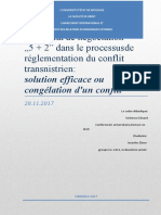 Rapport Pour Le Format de Négociation