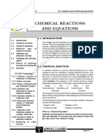 01 - Chemical Reactions and Equations