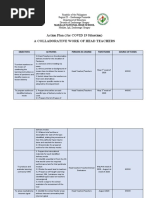 Action Plan (For COVID 19 Situation) A Collaborative Work of Head Teachers