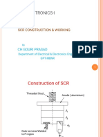 Power Elctronics-I: SCR Construction & Working