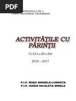 Ședințe Părintești 1 | PDF