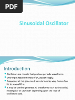 Sinusoidal Oscillator