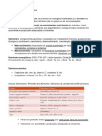 resumo do resumo - composição de alimentos