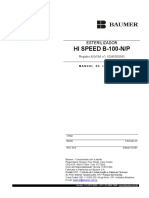 Baumer - Autoclave - Hi Speed - Manual de Instalação PDF