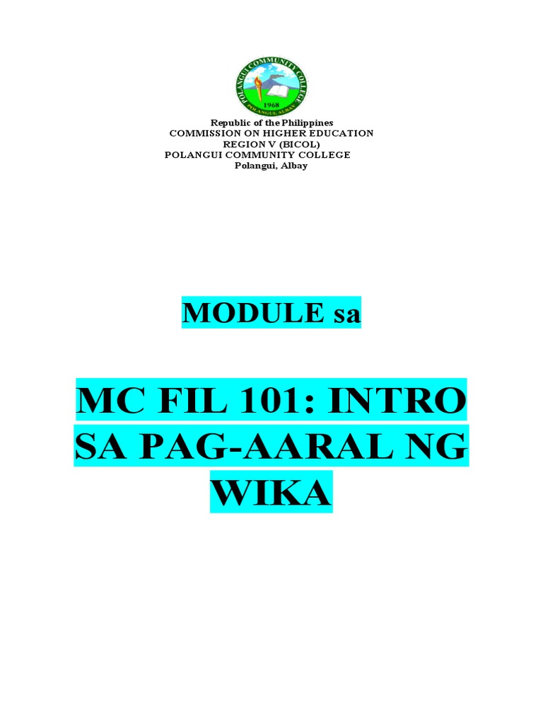 Module Fil 101 | PDF
