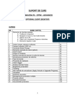 Suport Curs Primavera - ADVANCED - DESKTOP PDF