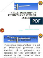 Relationship of Ethics and Other Sciences