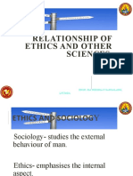 4 Scrib2 RELATIONSHIP OF ETHICS TO OTHER SCIENCES