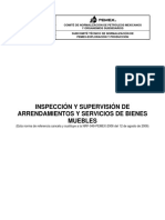 NRF-049-PEMEX-2009 Inspección y Supervisión de Arrendamientos de Bienes Inmuebles PDF