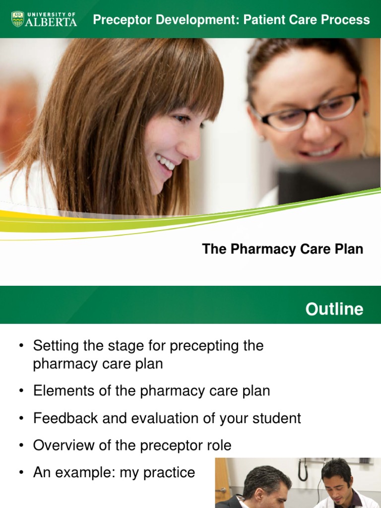 Preceptor Development: Patient Care Process: The Pharmacy Care Plan ...