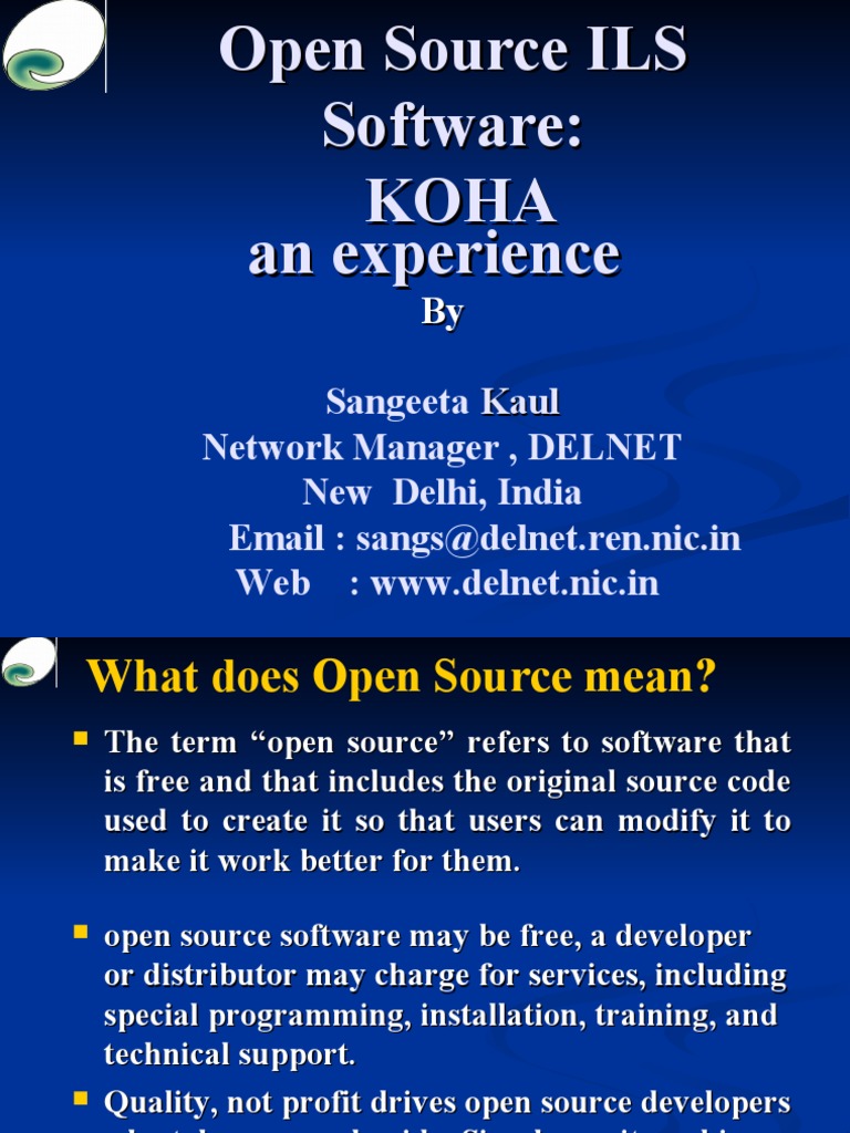Open Source ILS for Libraries | PDF | Free Software | Proprietary Software