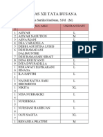 Nama KELAS XII TB