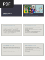 General Chemistry: Chapter Description Review and Add-Ons