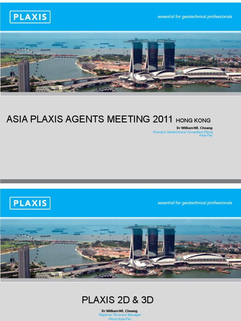 PLAXIS Hongkong 2011 2D 3D | PDF | Geotechnical Engineering | Soil