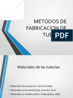 Fabricación TUBERÍAS