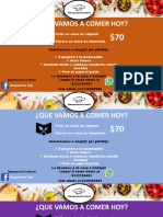 Menu Banqueteria