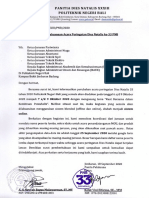 006 - Surat Perubahan Pelaksanaan Dies Natalis Ke-33 PNB PDF