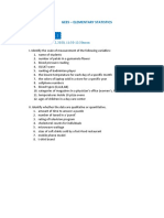 Gee5 - Elementary Statistics: Assessment Task 1