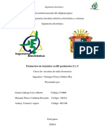 Parametros de Transistor en RF Parametros Z y Y