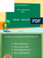 Aliran Aliran Pendidikan Kel 3