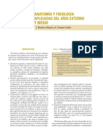 Cap Tulo 1 Anatom A y Fisiolog A Aplicadas Del o Do Externo y Medio - 2009 - Tratado de Otorrinolaringolog A y Patolog A Cervicofacial PDF