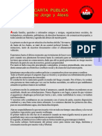 FPMR-MIR Carta Pública de Alexis y Jorge