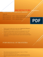 Software Architecture Assignment 1