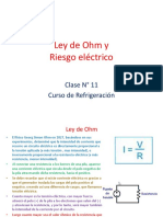 Ley de Ohm, potencia y riesgo eléctrico