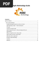 Agile Methodolgy Guide: Ontents