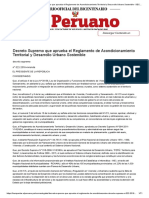 El Peruano - Decreto Supremo que aprueba el Reglamento de Acondicionamiento Territorial y Desarrollo Urbano Sostenible - DECRETO SUPREMO - N° 022-2016-VIVIENDA - PODER EJECUTIVO - VIVIENDA, CONSTRUCCION Y SANEAMIENTO.pdf