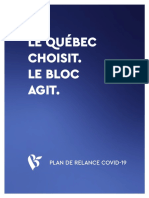 Plan de Relance Du Bloc Québécois