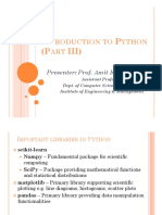 Introduction To Python (Part III)