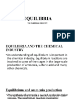 Equilibria and Chemical Industry