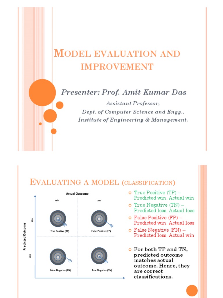 Model Evaluation for Engineers | PDF | Statistical Classification ...