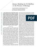 Cross-Layer Interference Modeling For 5G Mmwave Networks in The Presence of Blockage