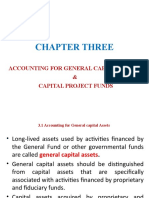 Chapter Three: Accounting For General Capital Assets & Capital Project Funds