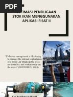 Estimasi Pendugaan Stok Ikan Menggunakan Aplikasi Fisat Ii