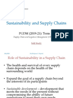 Sustainability and Supply Chains - PGDM 2019-21 PDF