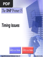 The DSP Primer15: Timing Issues