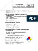 Ficha de Seguridad Bacterz