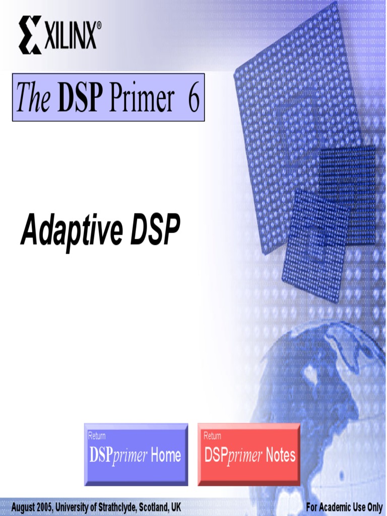 FPGAAdaptive DSPXilinx | PDF | Digital Signal Processing | Eigenvalues ...