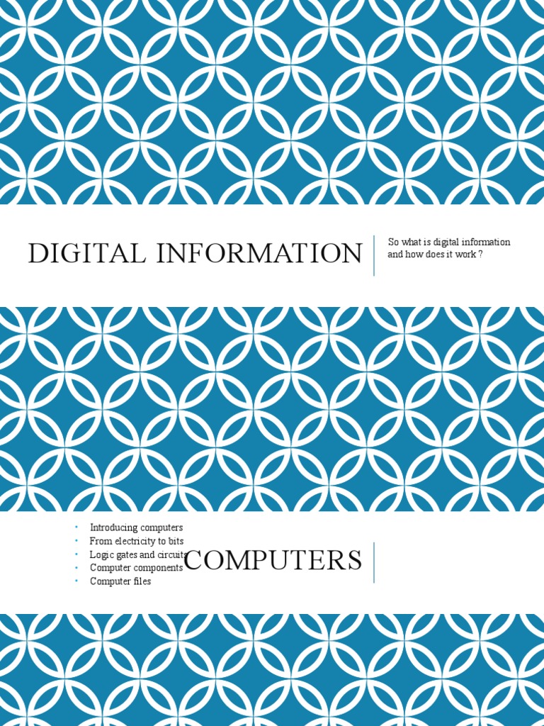 Digital Information: So What Is Digital Information and How Does It ...